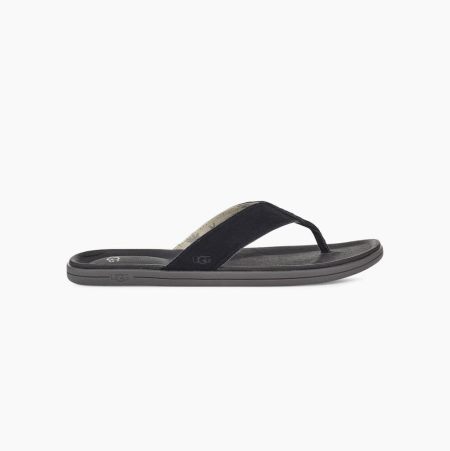 UGG Brookside Black Flip Flops for Men (QASV45793)